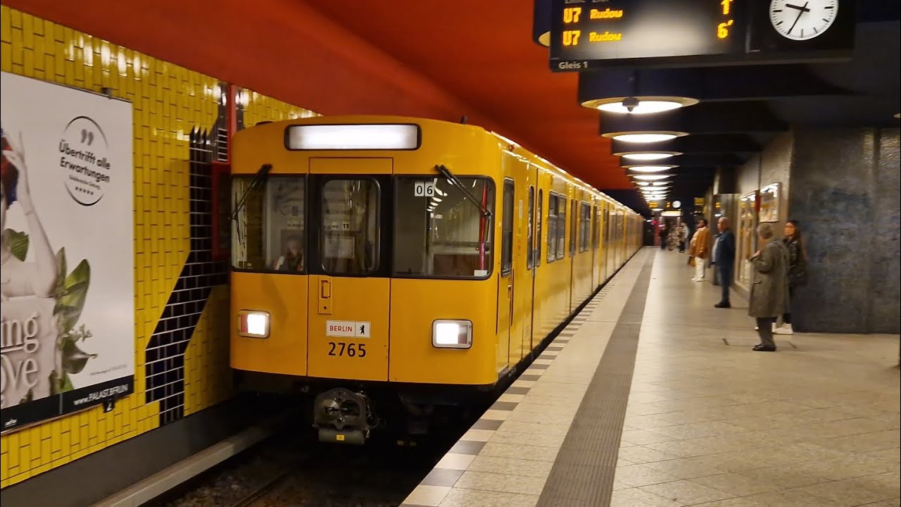 U-Bahn Berlin | Mitfahrt in der U7 von Richard-Wagner-Platz bis Rudow im F84 2765