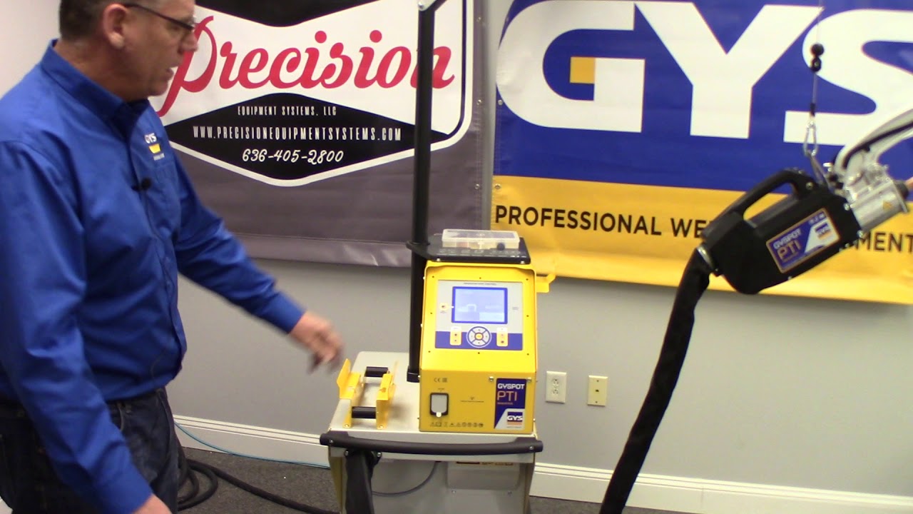 GYS PTI resistance spot welder training demo