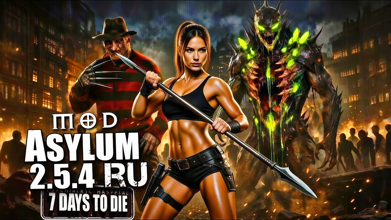 Готовимся к Орде! Asylum Overhaul 2.5.4 RU — 7DTD - Mods |  New Update
