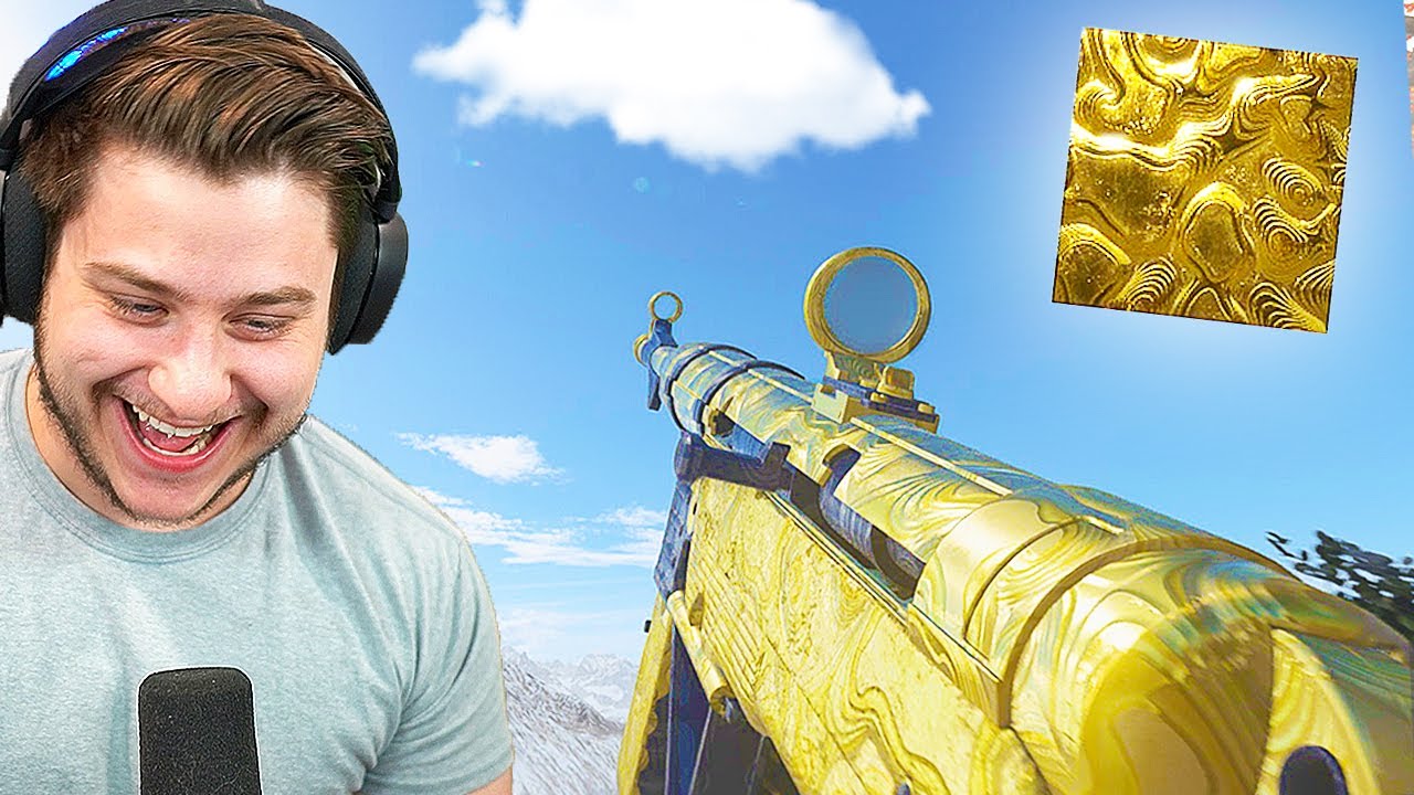 I unlocked VANGUARDS GOLD CAMO and I've never been happier