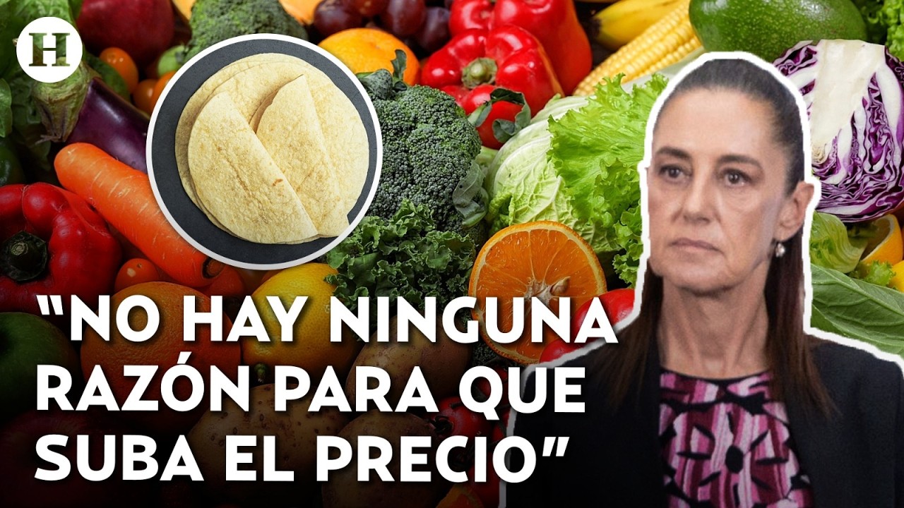 &iexcl;Tortilla y jitomate no aumentar&aacute;n de precio! Claudia Sheinbaum hablar&aacute; con productores y tiendas