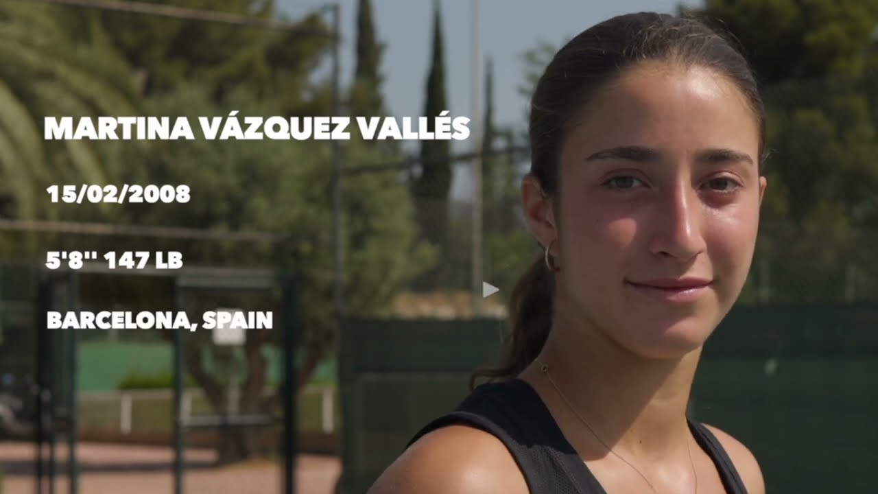 Martina Vazquez - College tennis recruiting video Fall 2026