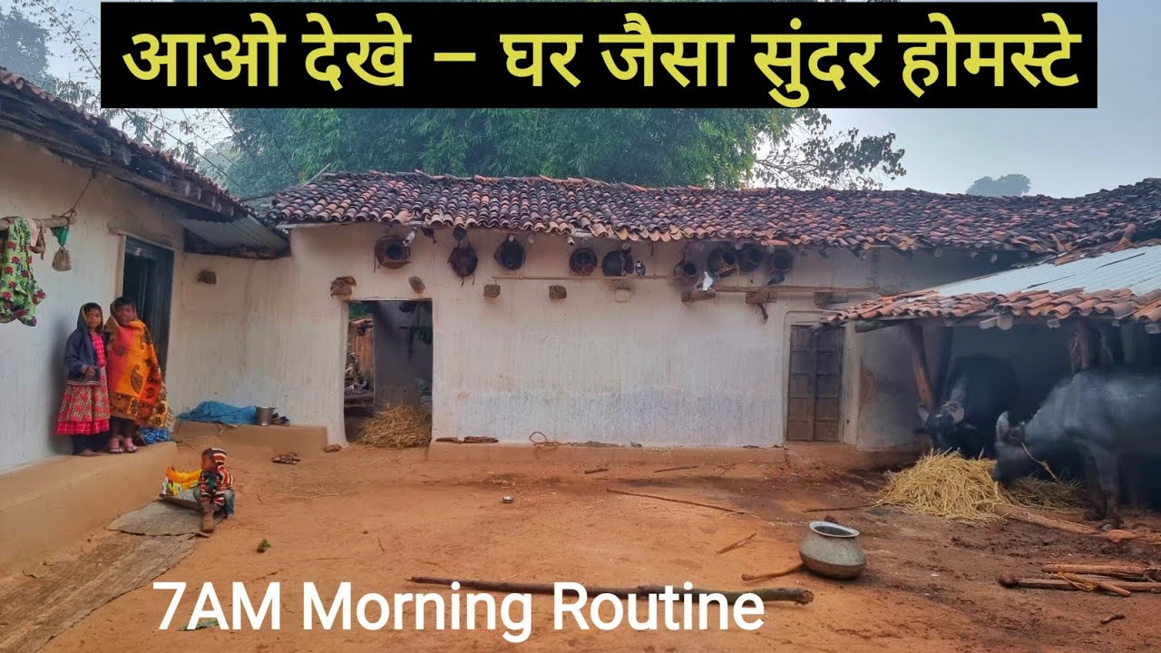 आओ देखे &ndash; घर जैसा सुंदर होमस्टे | Bastar Tribal Homestay | Dk808