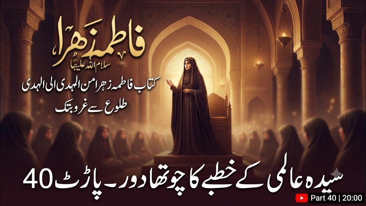 سیدہ عالمہ کے خطبے کا چوتھا دور پارٹ 40
