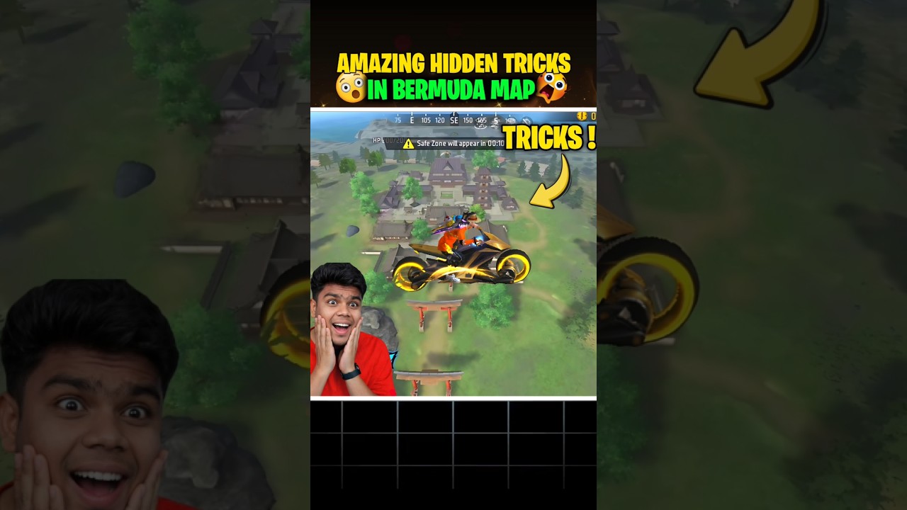 OB52 HIDDEN TRICKS IN BERMUDA MAP 😱 | FREE FIRE NEW UPDATE | PRO SECRET SPOTS 
