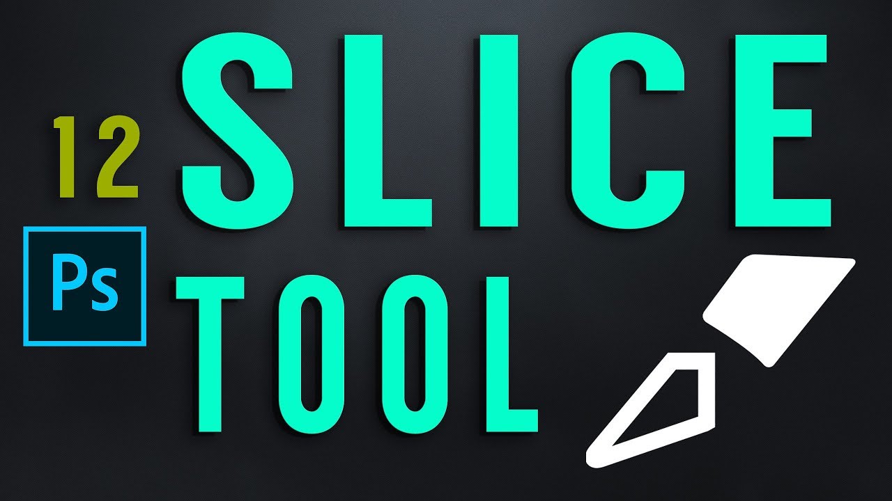 Slice Tool Photoshop CC Class 12 by GFX Mentor Designer