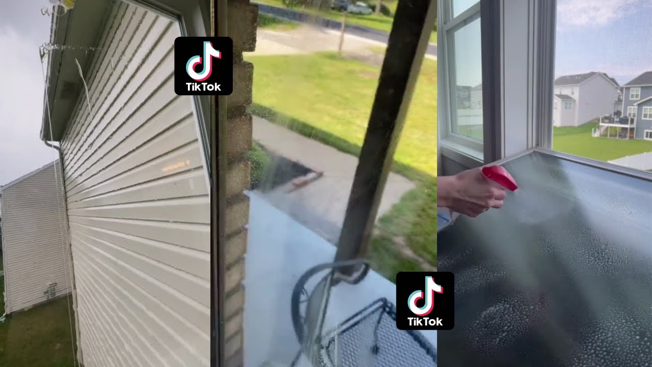 ASMR Satisfactorio Limpieza de Ventanas 🧼 |Recopilación de Tiktok | Bubbles Asmr