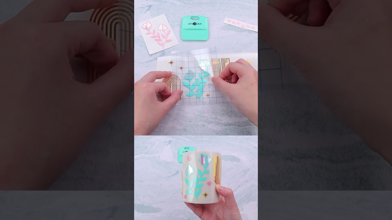 Weeding adhesive vinyl makes me feel satisfied.#shorts