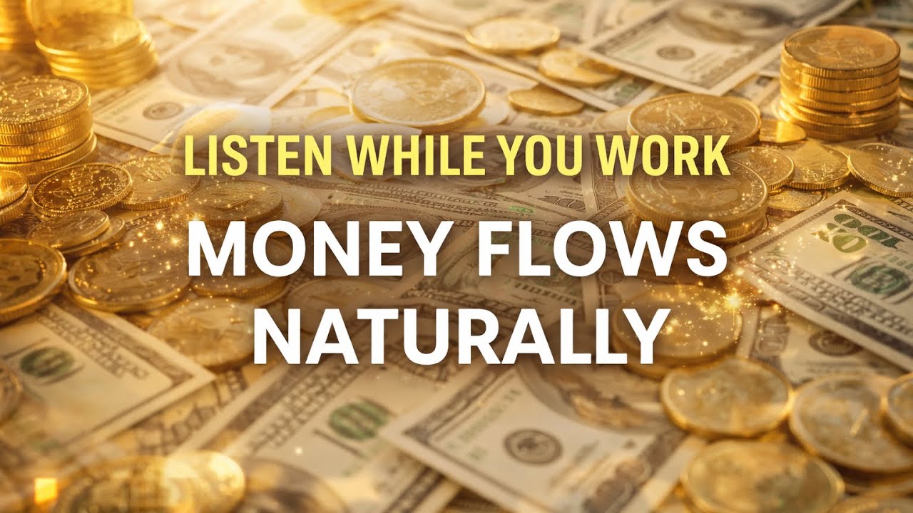 Listen While You Work – Money Flows to You Naturally | 20 Min Money Affirmations