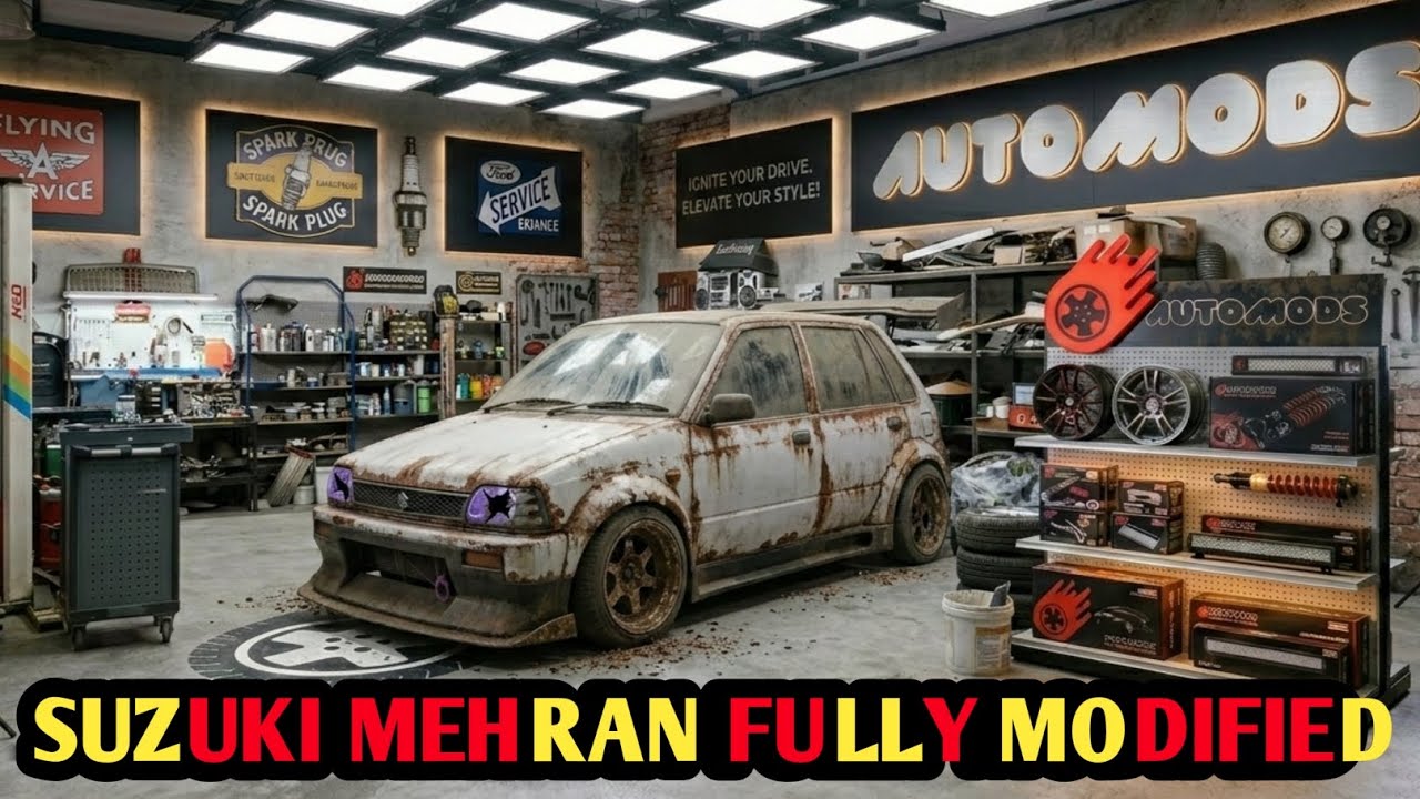 Mehran: From RUST BUCKET to ROAD MONSTER! (You WON'T Believe It) suzuki mehran modified