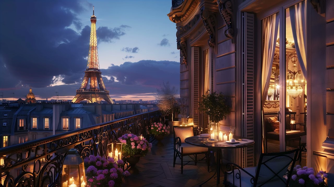 Paris Dusk Café ☕🎷 Soft Jazz Quartet, Saxophone & Cozy City Ambience (NO ADS)