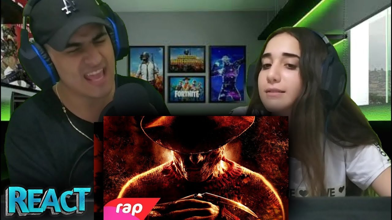REACT - Rap do Freddy Krueger (Hora do Pesadelo) - O SENHOR DOS PESADELOS | 7 minutoz