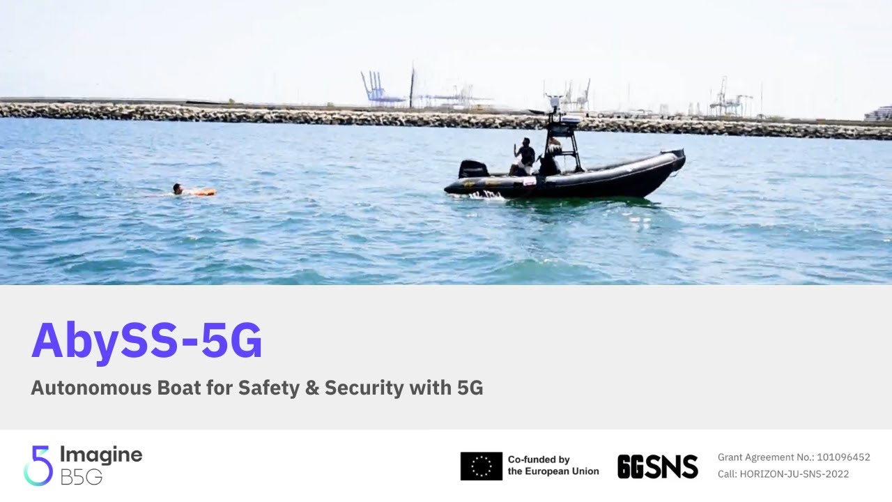 ABYSS-5G - Autonomous Boat for Safety & Security with 5G | Imagine-B5G OC#3