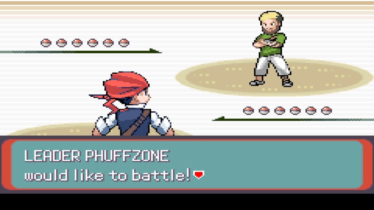 Pokemon Blackpearl - Gym Leader Phuffzone