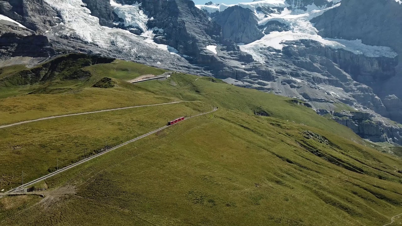 Switzerland - Jungfraujoch - 4K Drone Footage