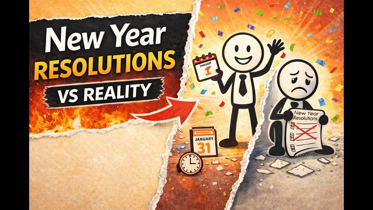 New Year Resolutions vs Reality - Best Motivational Video 2026 | Productivity By Ethan |
