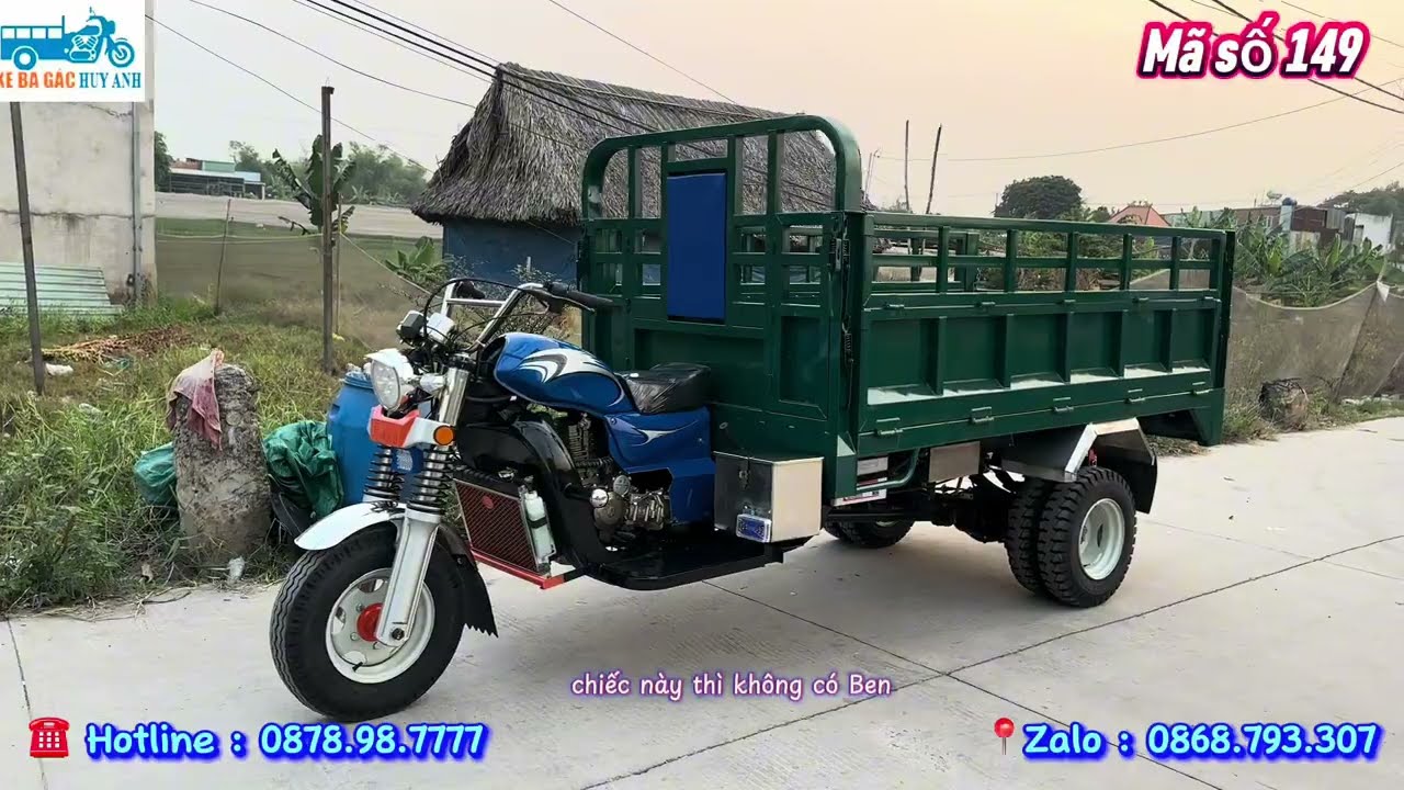 Xe Ba Bánh Hàng Đặt Đóng Theo Yêu Cầu Của Khách Lâm Đồng - Quá VIP | LH 0878.98.7777