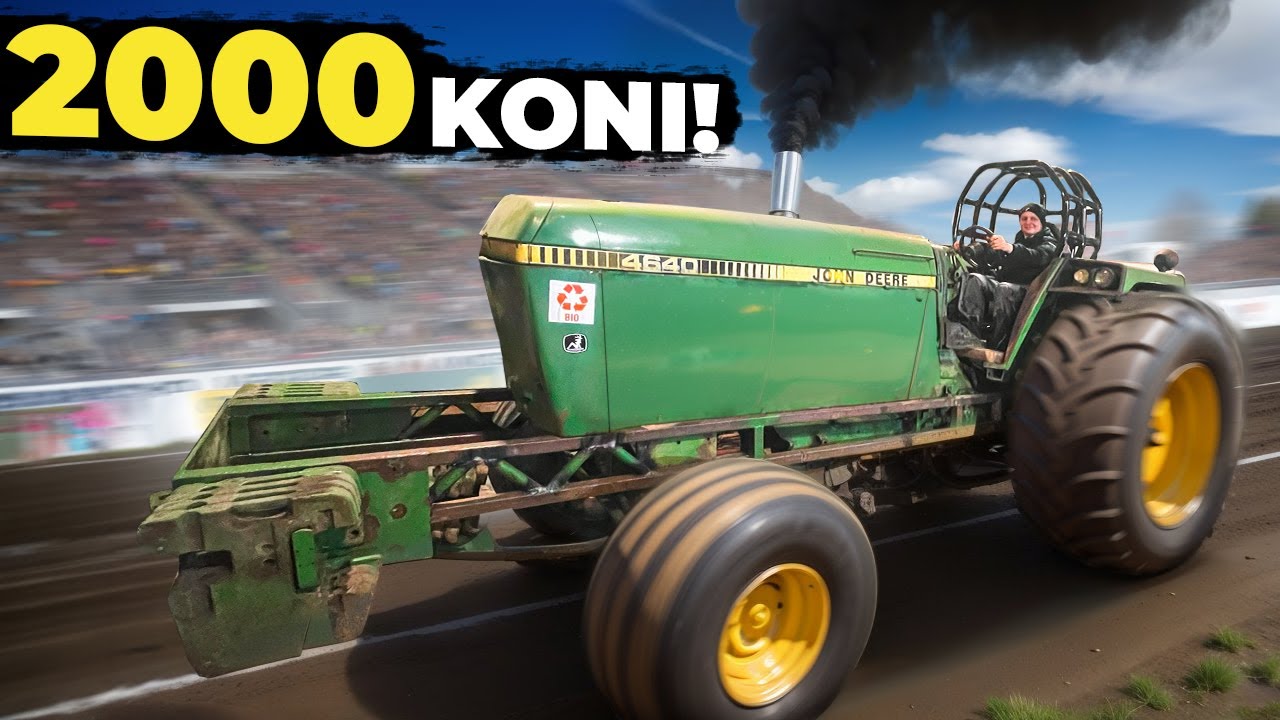 2000 KONI w JOHN DEERE 4640 | POLSKI PROJEKT do TRACTOR PULLINGU | ODWIEDZAMY @AGROSAW RÓG