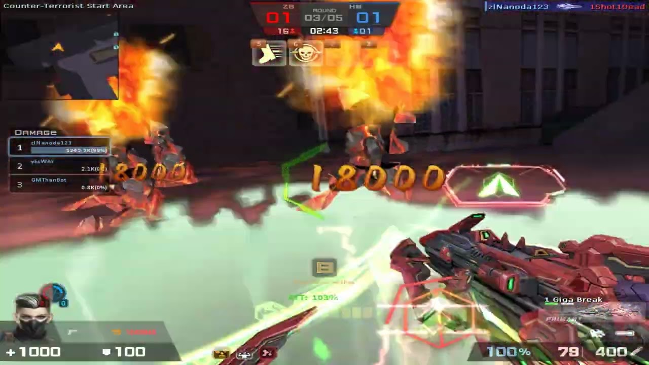 Counter-Strike Nexon: Giga Break + LE in Zombie Hero (2026/2/15)