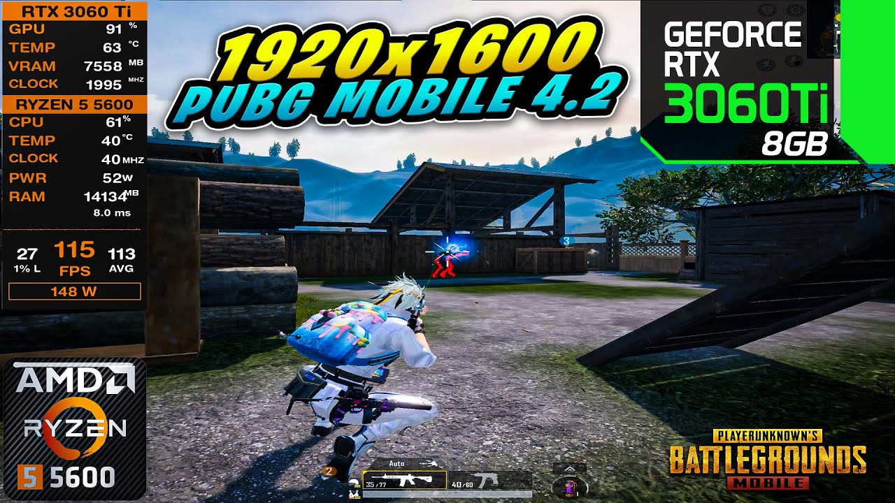 Can RTX 3060 Ti Handle PUBG Mobile at ULTRA HD with 120FPS?