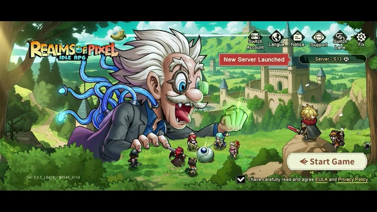 Realms of Pixel: Idle RPG - Gameplay