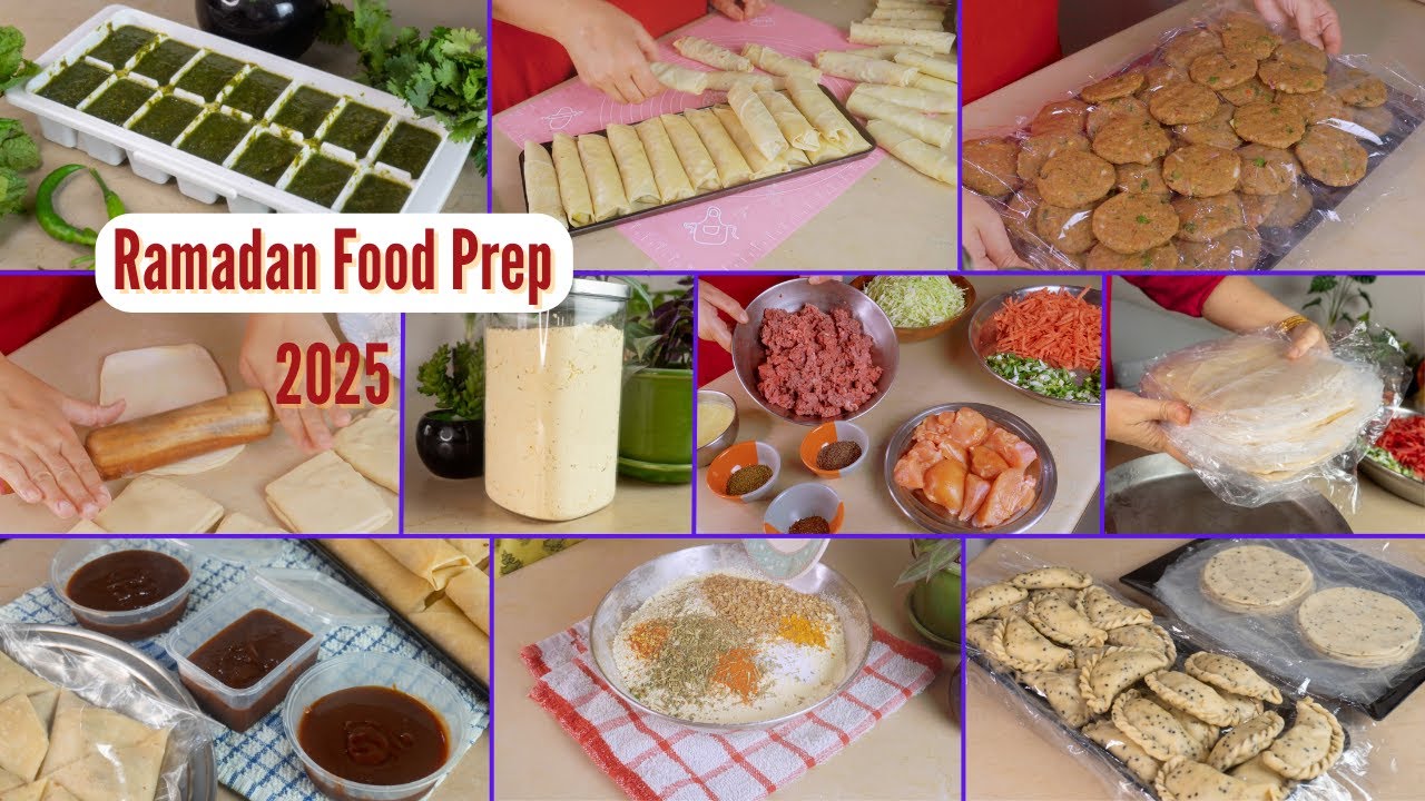 Ramadan Food Preparation 2025 part 1, recipes,tips and tricks Ramzan food prep | Khanams Kitchen