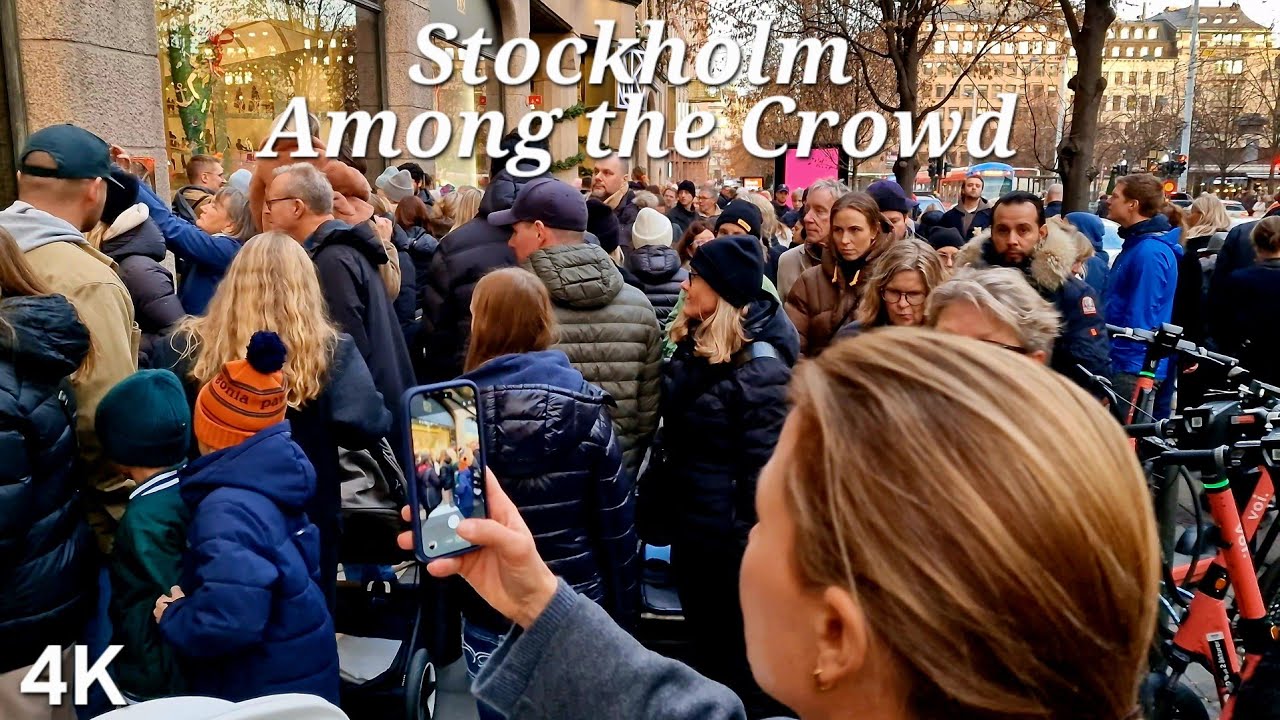 Among the Crowd Stockholm Sweden 