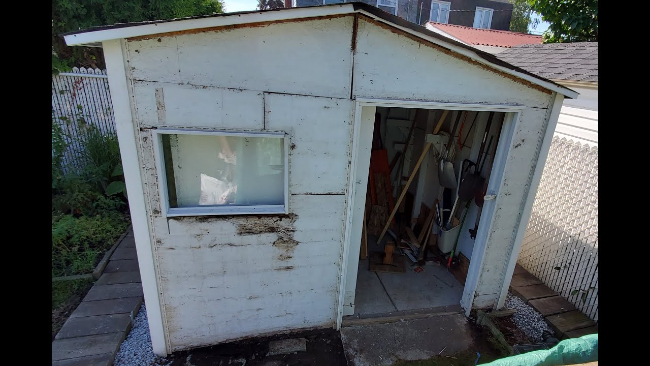 How to repair an Old Shed - Part 1