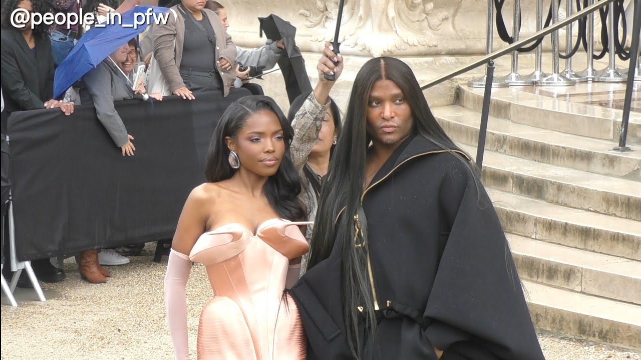 Ryan Destiny & Law Roach - Schiaparelli Haute Couture FW 25/26 in Paris - 07.07.2025