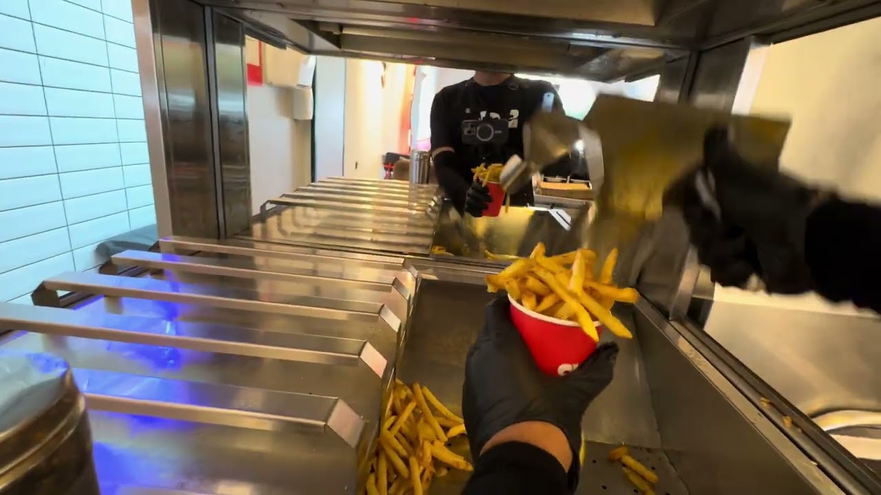 Solo Shift: Making a Custom Triple Smash Burger + 2 Chicken Sandwiches | POV Restaurant Life