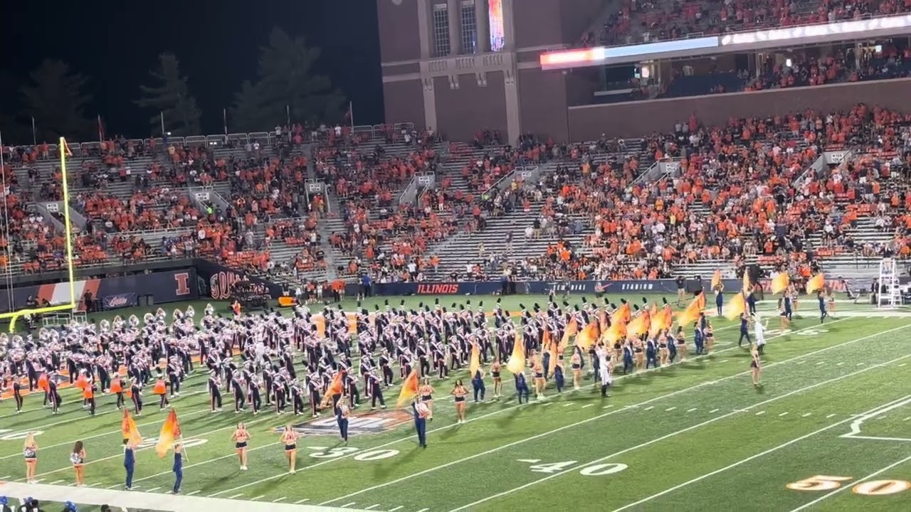 08-29-2024 @MarchingIllini The University of Illinois Marching Illini perform Three-In-One