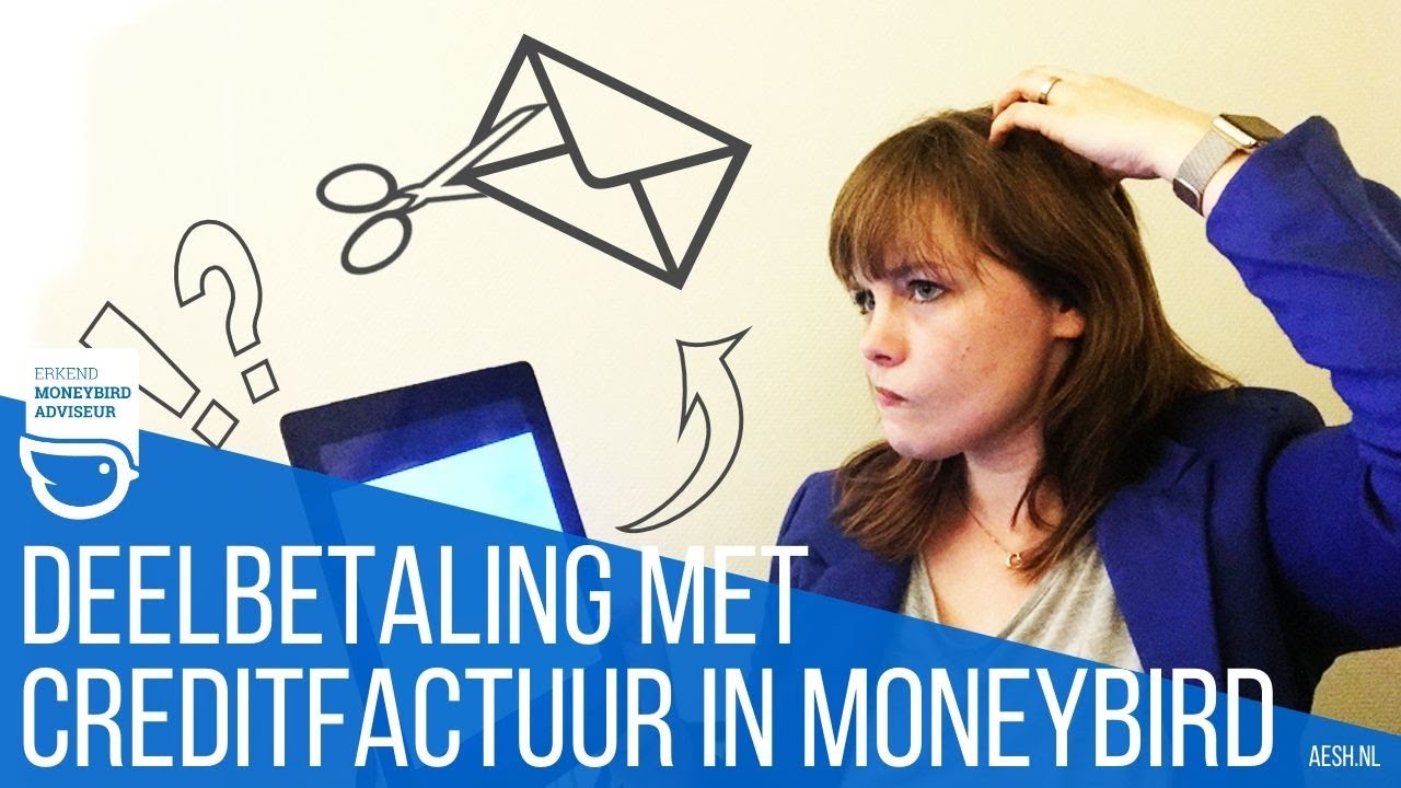 Verkoopfactuur deels betalen met creditfactuur | Moneybird tutorial