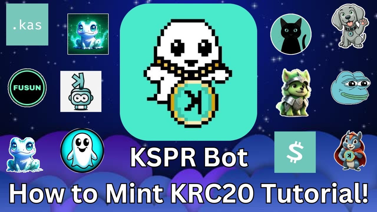 🤖 Освойте KSPR BOT: создавайте множество токенов с лёгкостью! 🔥 Основное руководство на 2024 год! #Kaspa #KSPRBots