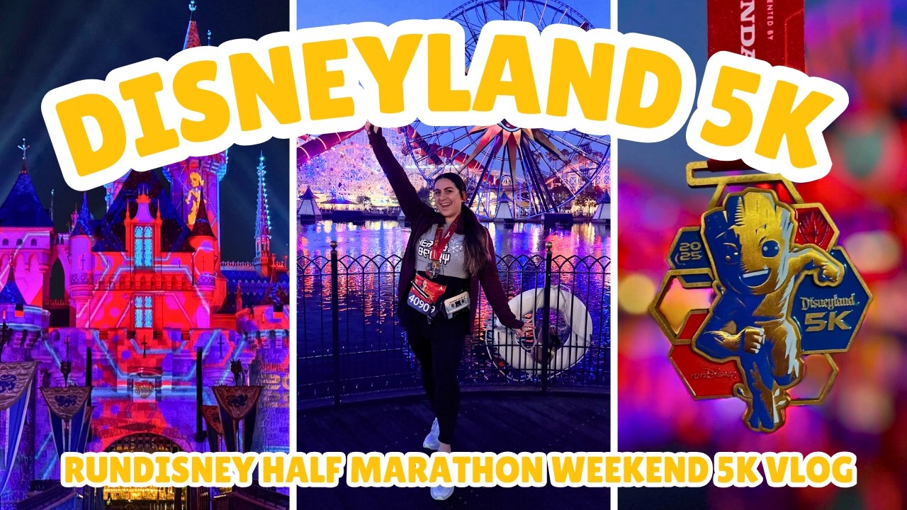 runDisney Half Marathon Weekend | Disneyland 5K Race Day Vlog
