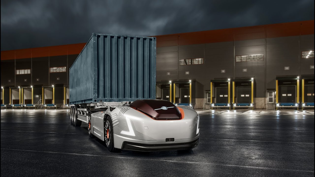 Автономный тягач  VOLVO VERA на электротяге от Volvo Trucks /Комтранс #часть3