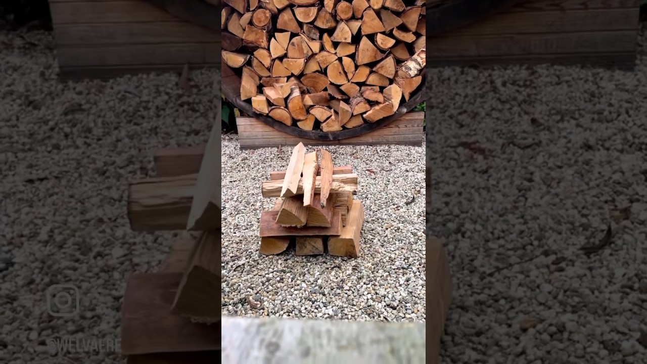 Zwitserse stookmethode voor de hottub, sauna of openhaard #hottub #wellness #fire #stoken #wellness