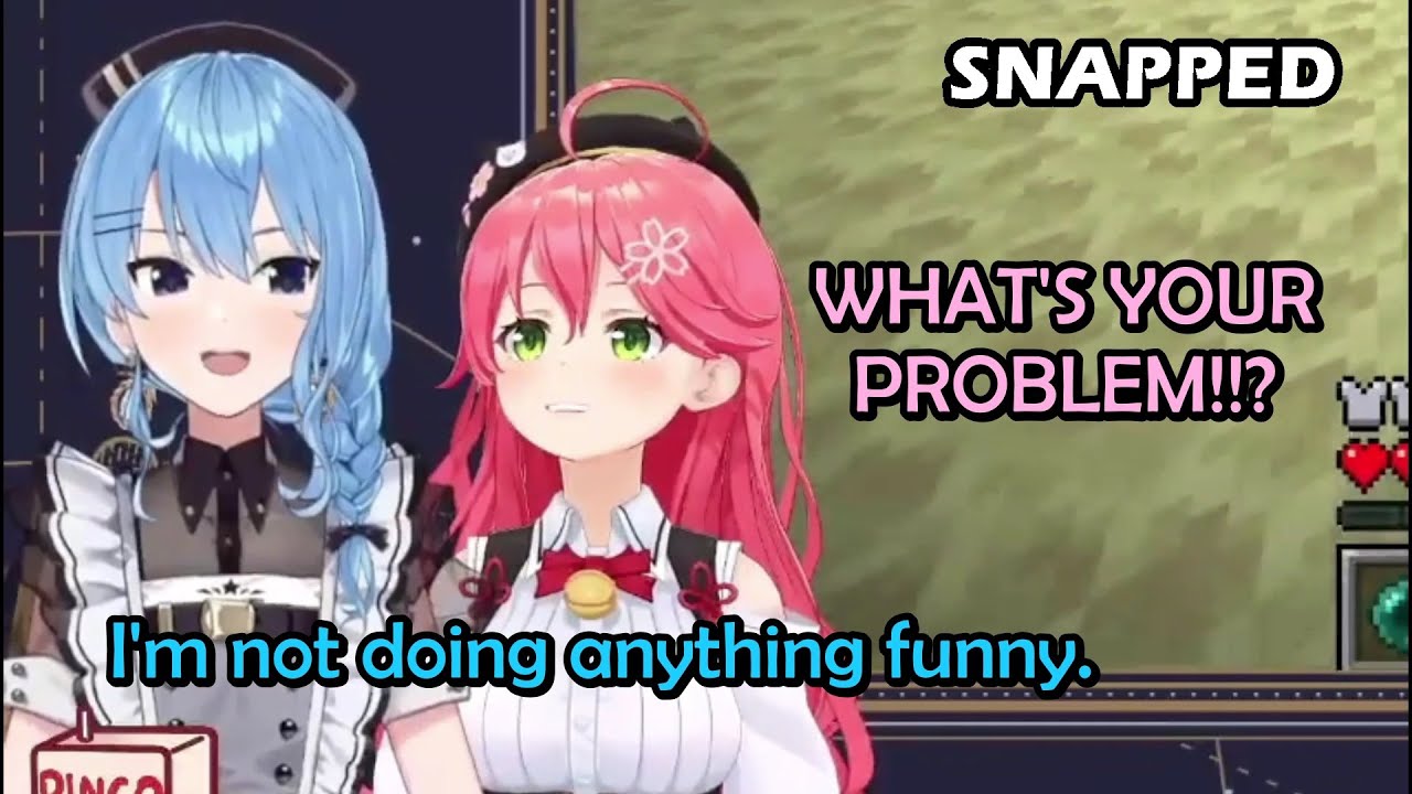 Miko Snapped When Sui-chan Keeps Fooling Around When She's Teaching Her How to Get Achievement