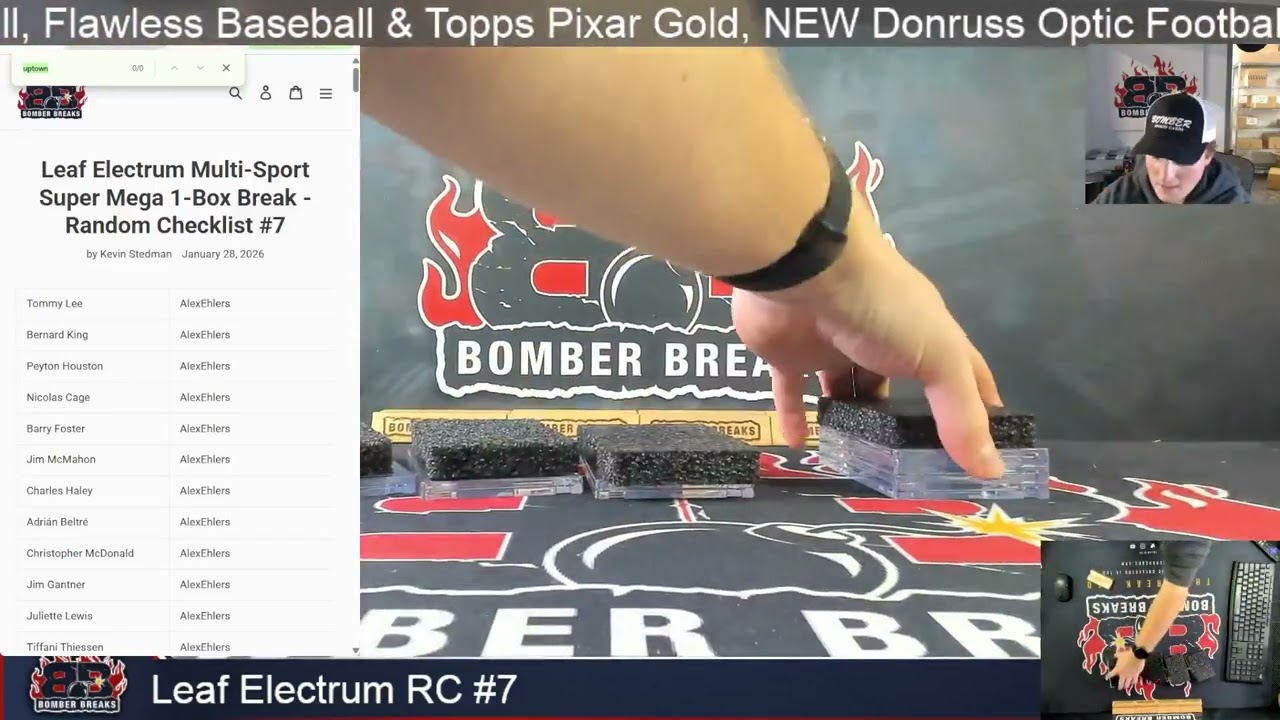2025 Leaf Electrum Multi Sport #7 1 Hobby Box Break 1 28 26