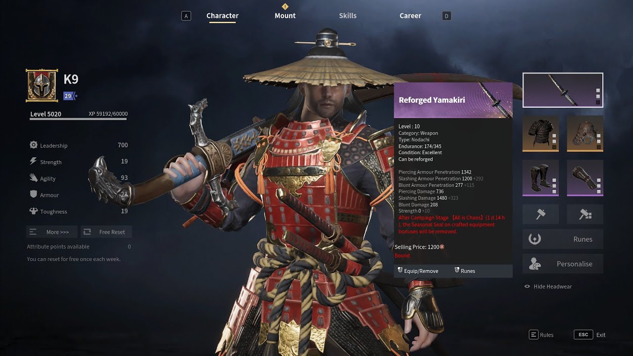 Is Nodachi the BEST Weapon in Conqueror's Blade 2025
