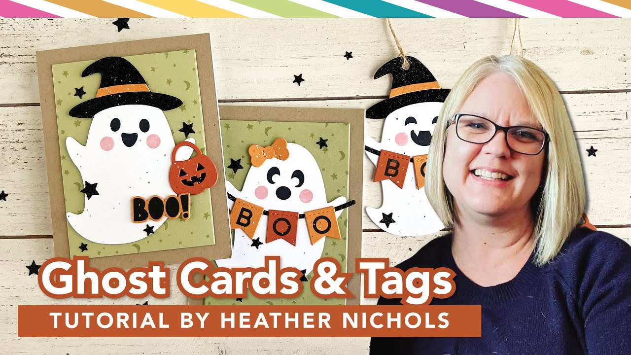 Halloween Cards & Tags with Ghost Hugs | @pinefeather