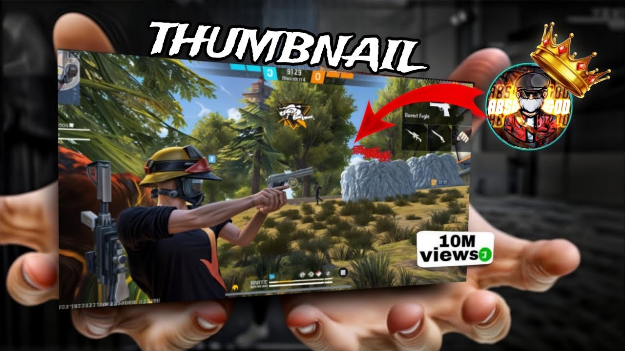 How to make Thumbnail like @absolutegodff ❓ Thumbnail Tutorial 👾