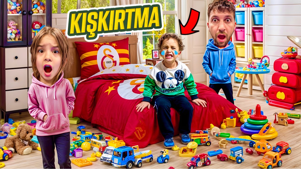 KUZEY’E DEV KIŞKIRTMA !! TÜM ODASINI OYUNCAKLAR İLE KAPLADIK !!