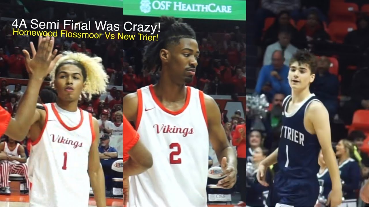 IHSA 4A Semi Final Was Crazy! New Trier Vs Homewood Flossmoor! Bryce Heard Takes Over!