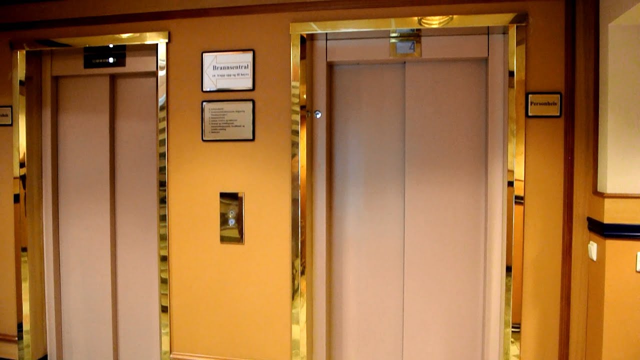 Torvald Sætre (Stahl) & Schindler D-series traction elevators @ Storgata 65, Tromsø, Norway