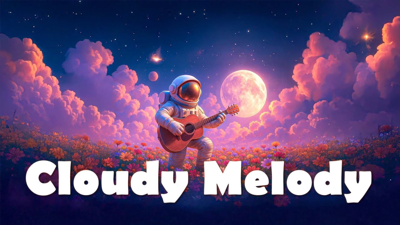 ☀️ Relaxing Jazz Guitar 🎸&ndash; Chill Vibes for Work & Study | ☁️Cloudy Melody 🎶