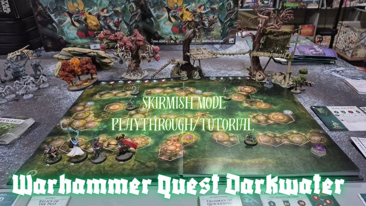 Warhammer Quest Darkwater Skirmish Mode Tutorial Cleanse The Spawn Pit