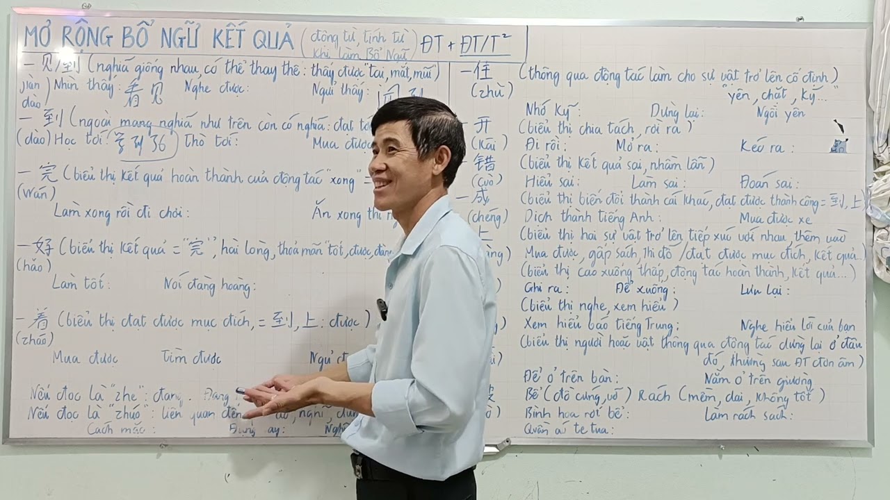 Mở rộng bổ ngữ kết quả