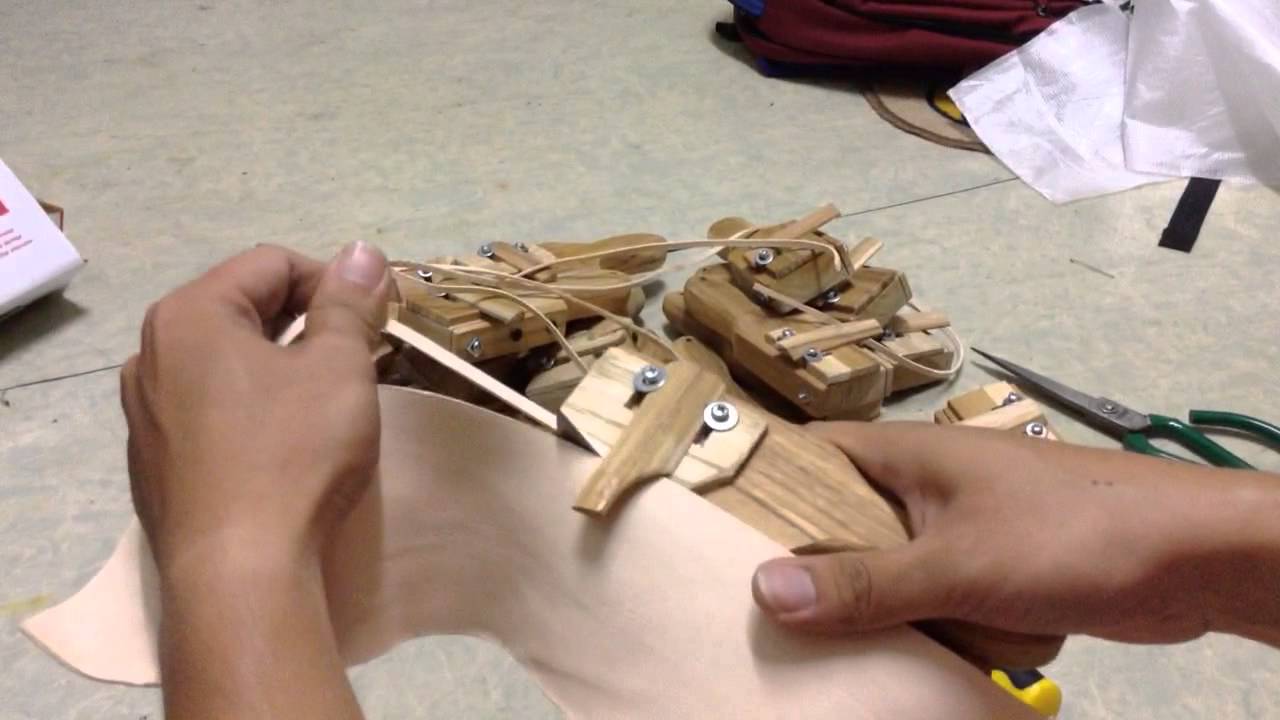 How to use cutter strap leather diy.สอนการใช้งานคับ