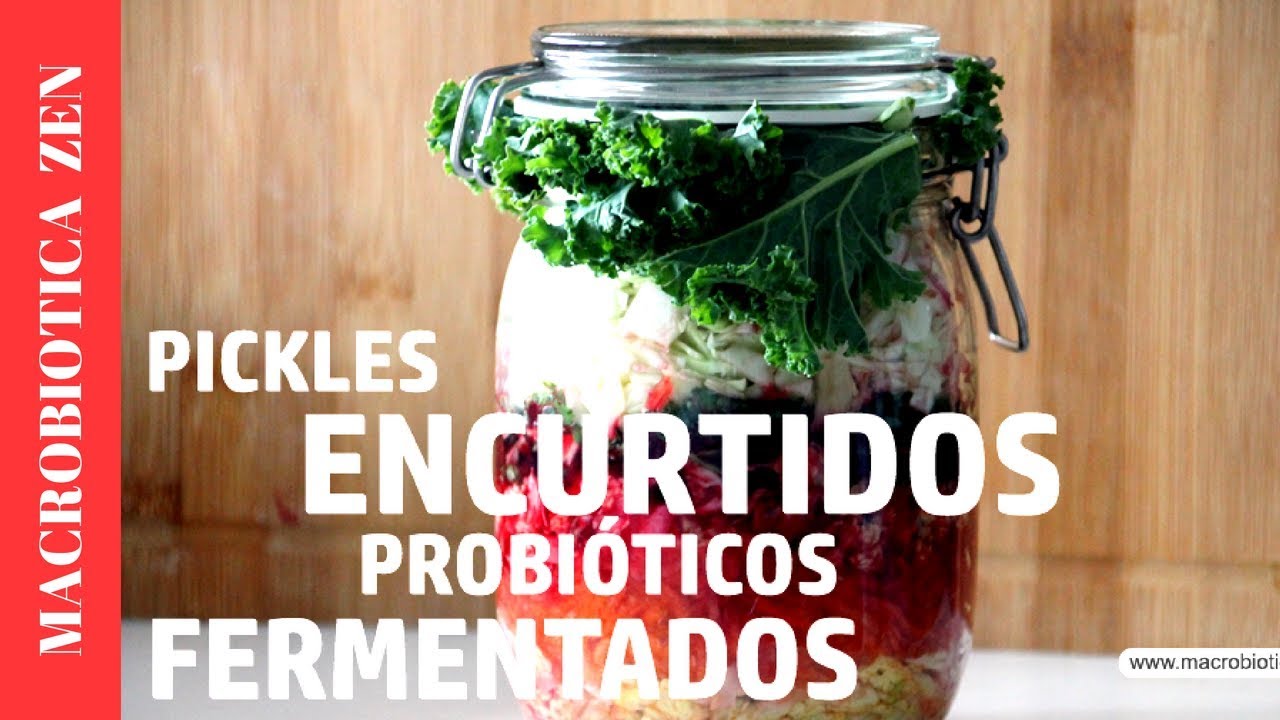 Cómo hacer Encurtidos Fermentados Probióticos Pickles ❤️ Receta Macrobiótica