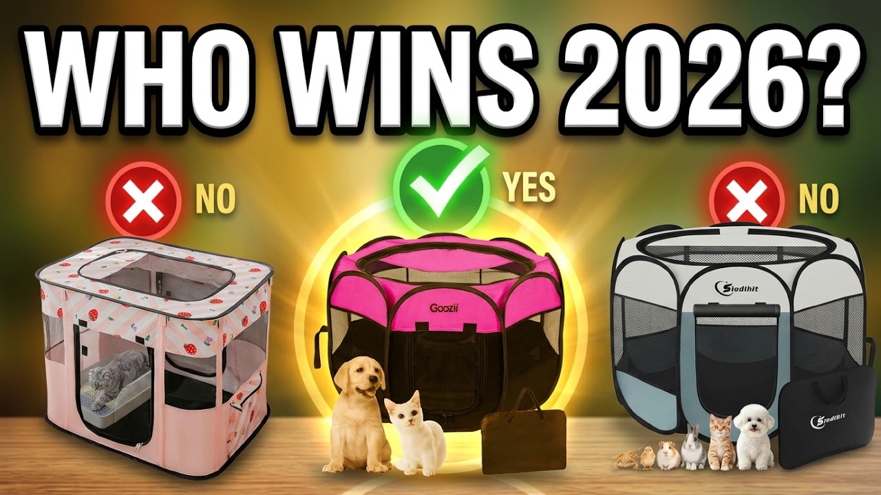 7 Best Foldable Dog Cat Playpens in 2026 🐶🐱 | Top Portable Pet Playpens